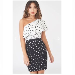 Beautiful Lavish Alice blue and Navy Printed dress